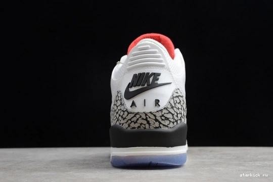 White Air 923096-101 Free 3 Cement 923096-101 Retro Jordan Throw Line 0717